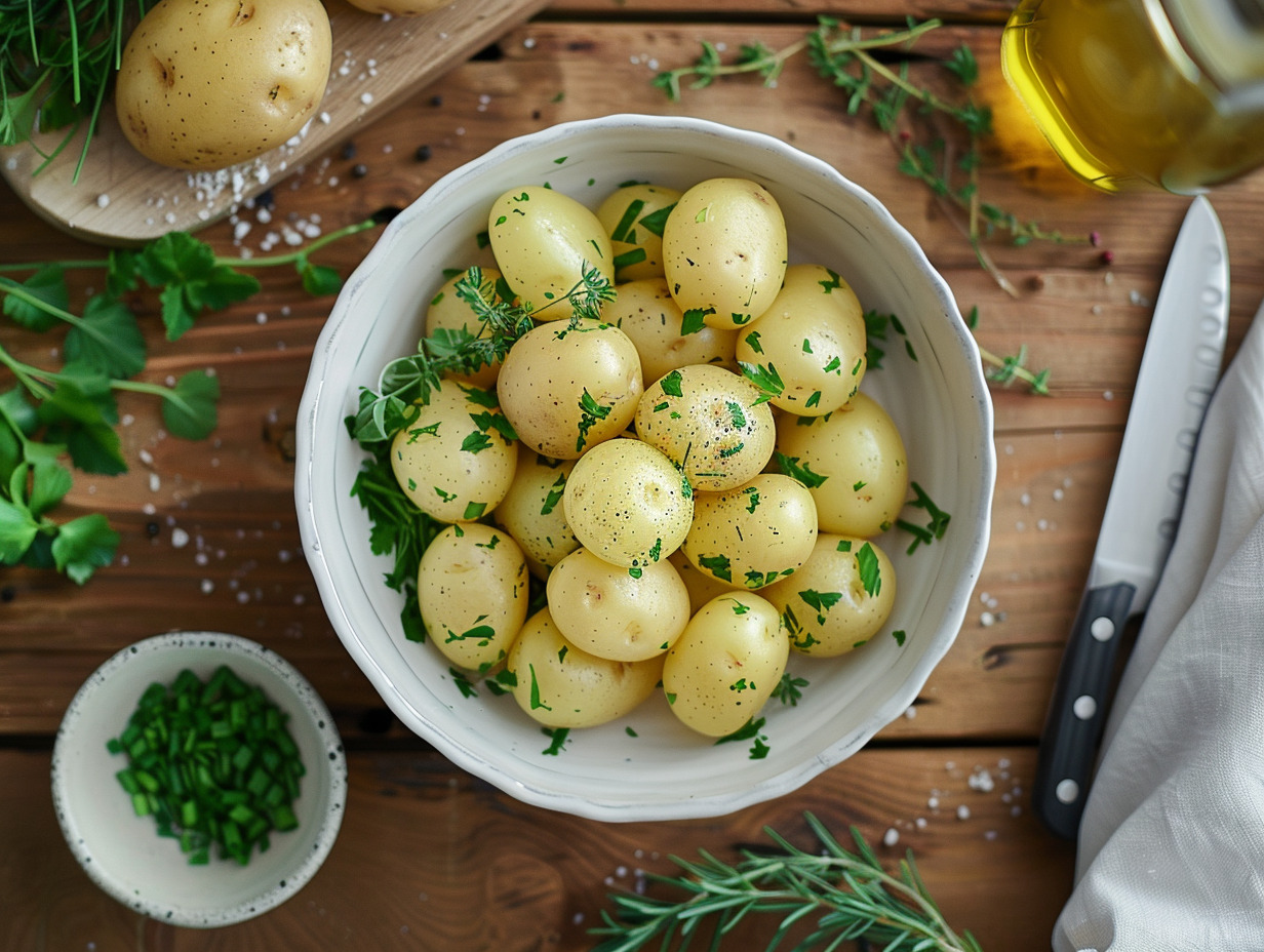 pommes de terre bouillies